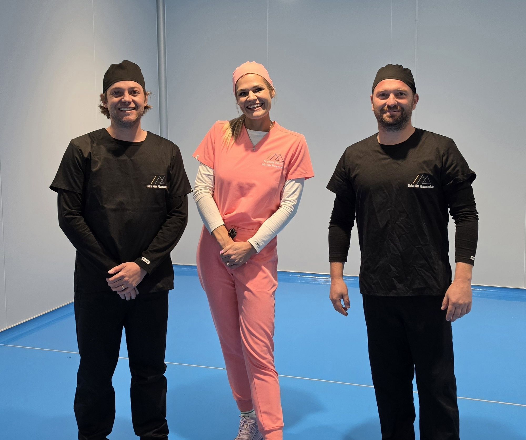 The Delta-Nine team at the facility